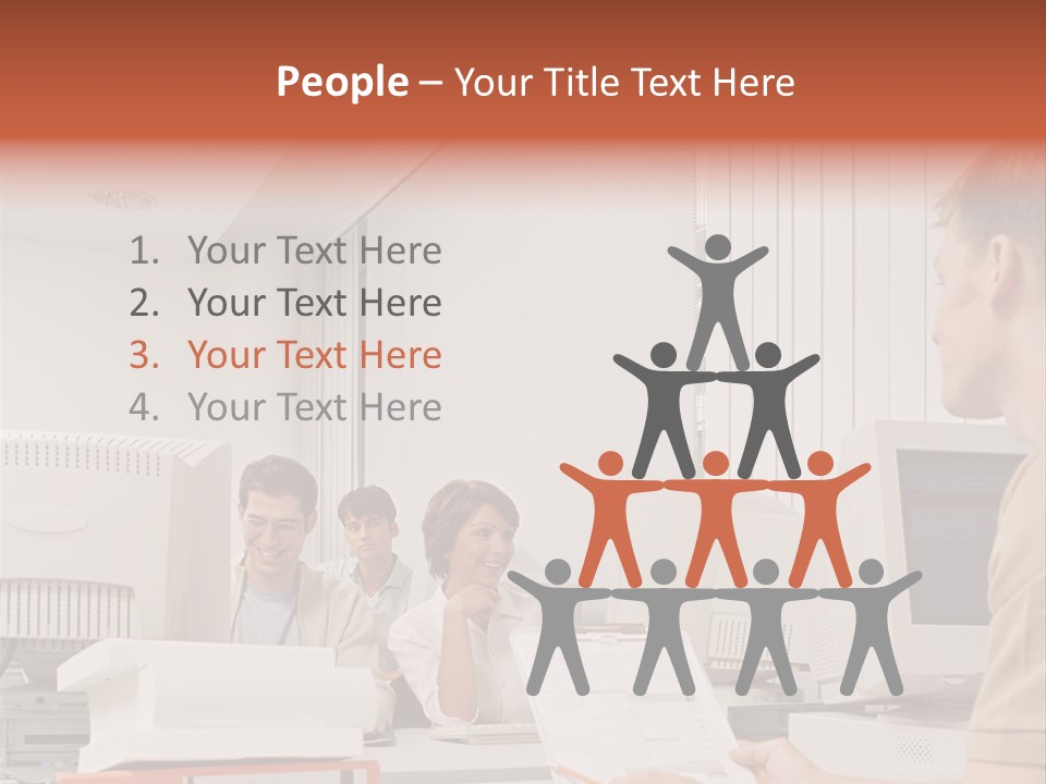 Sitting Occupation Document PowerPoint Template