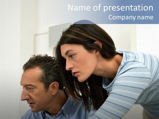 Occupation Stockphotograph Mid PowerPoint Template