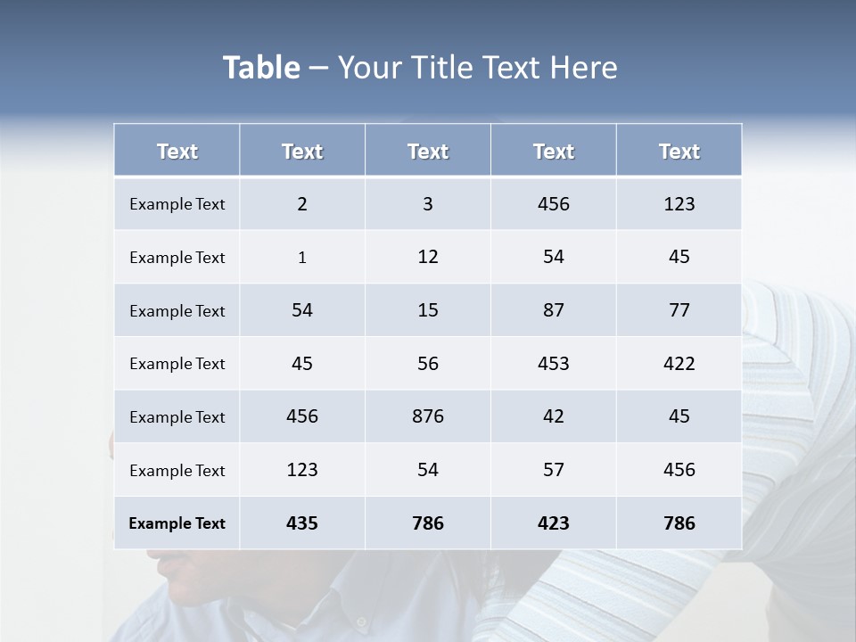 Occupation Stockphotograph Mid PowerPoint Template