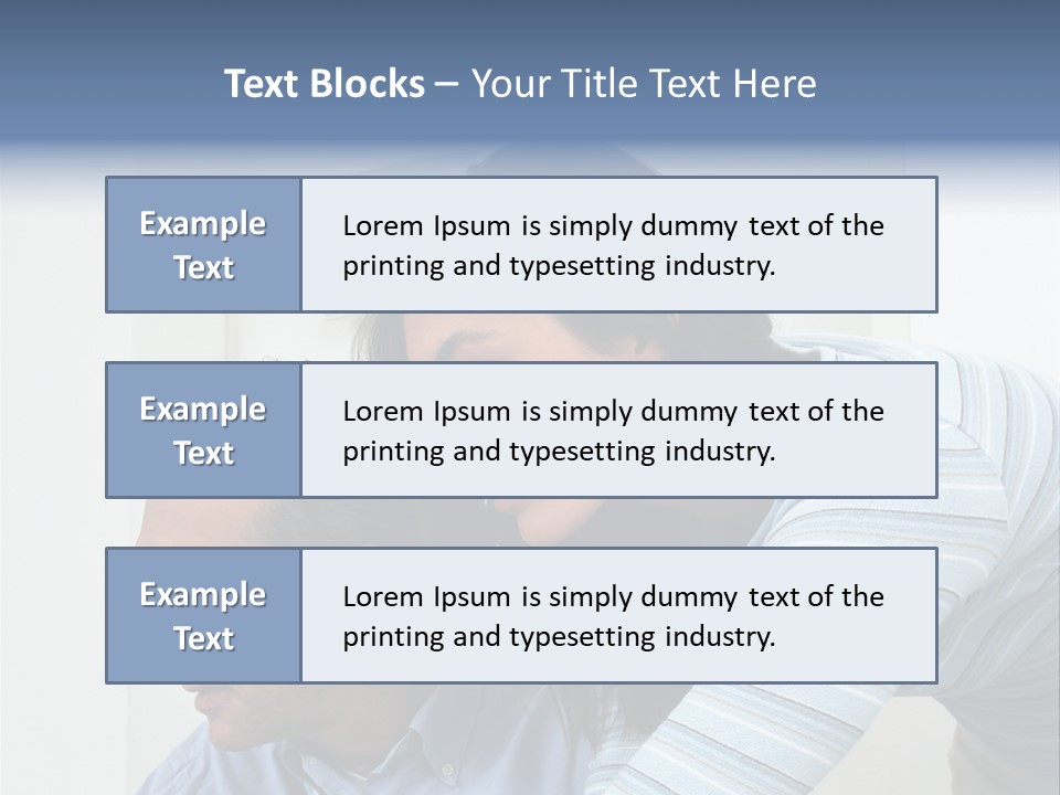 Occupation Stockphotograph Mid PowerPoint Template