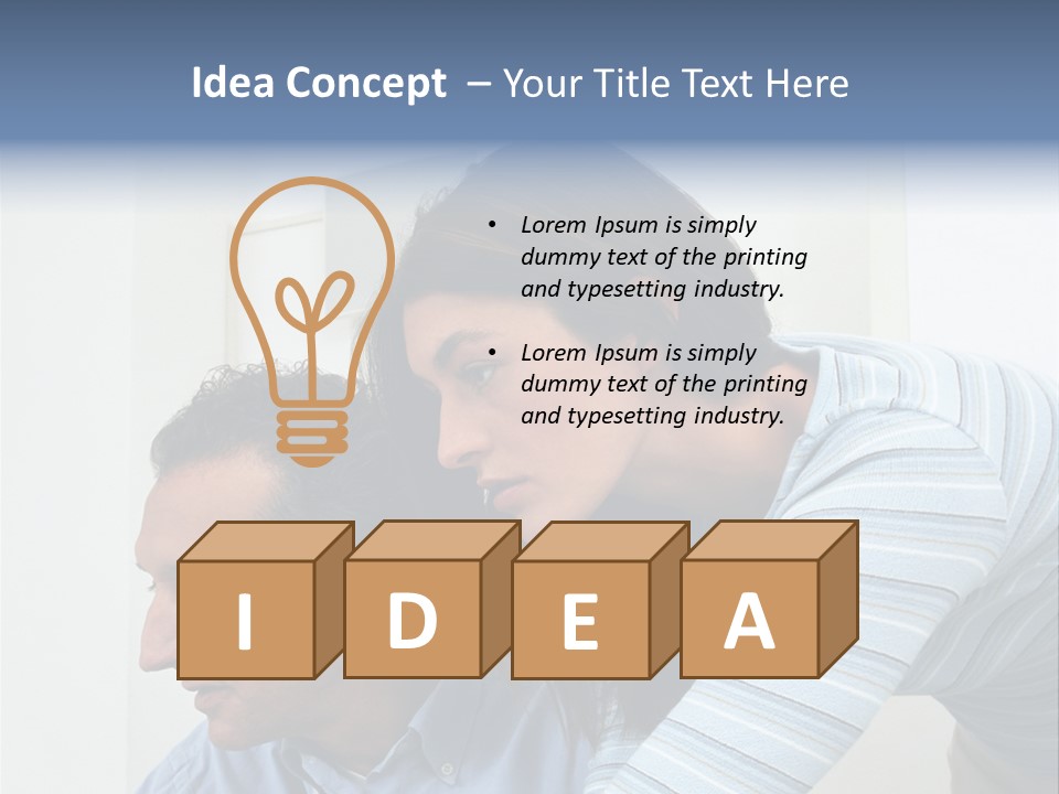 Occupation Stockphotograph Mid PowerPoint Template