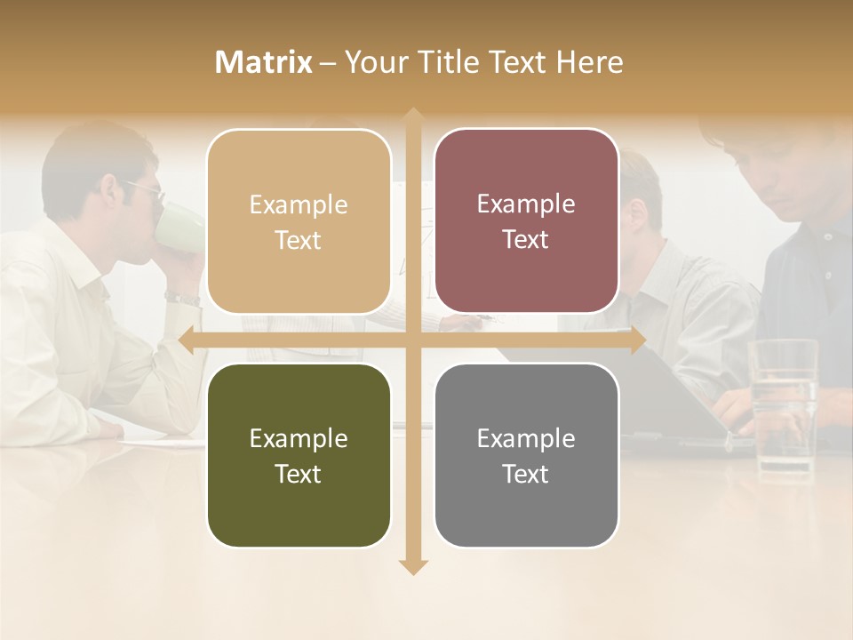Desk Pictures Looking PowerPoint Template