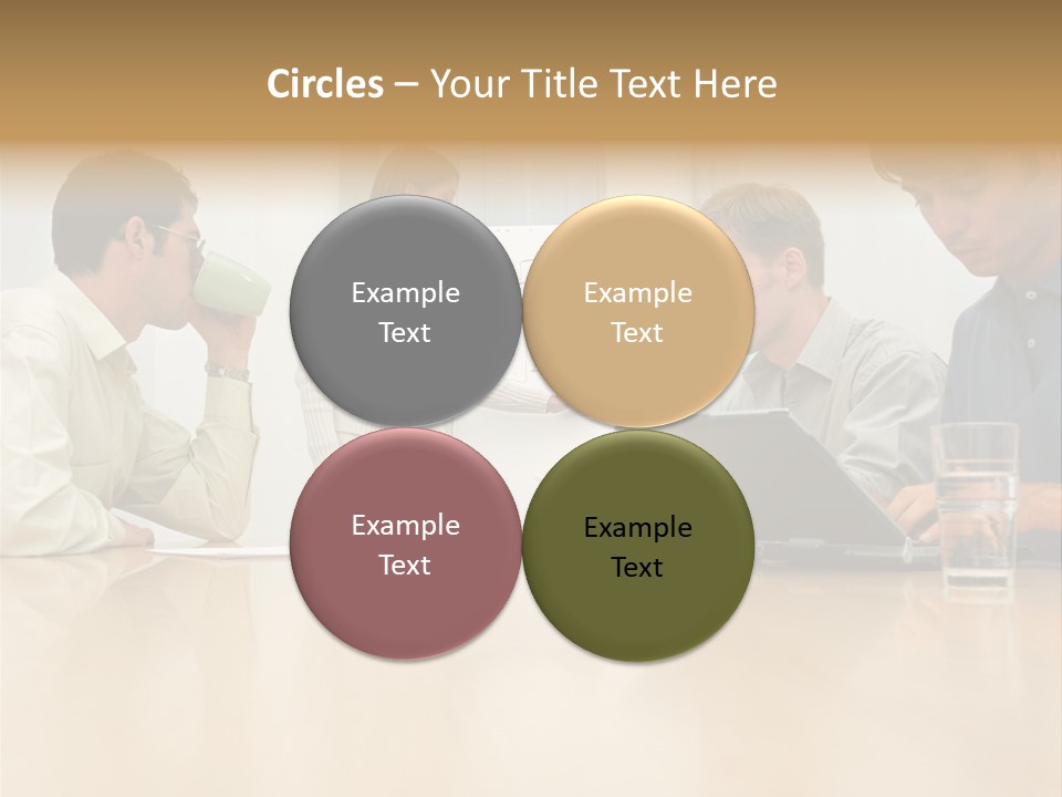 Desk Pictures Looking PowerPoint Template