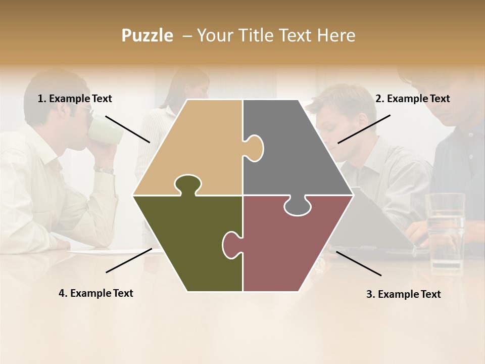 Desk Pictures Looking PowerPoint Template