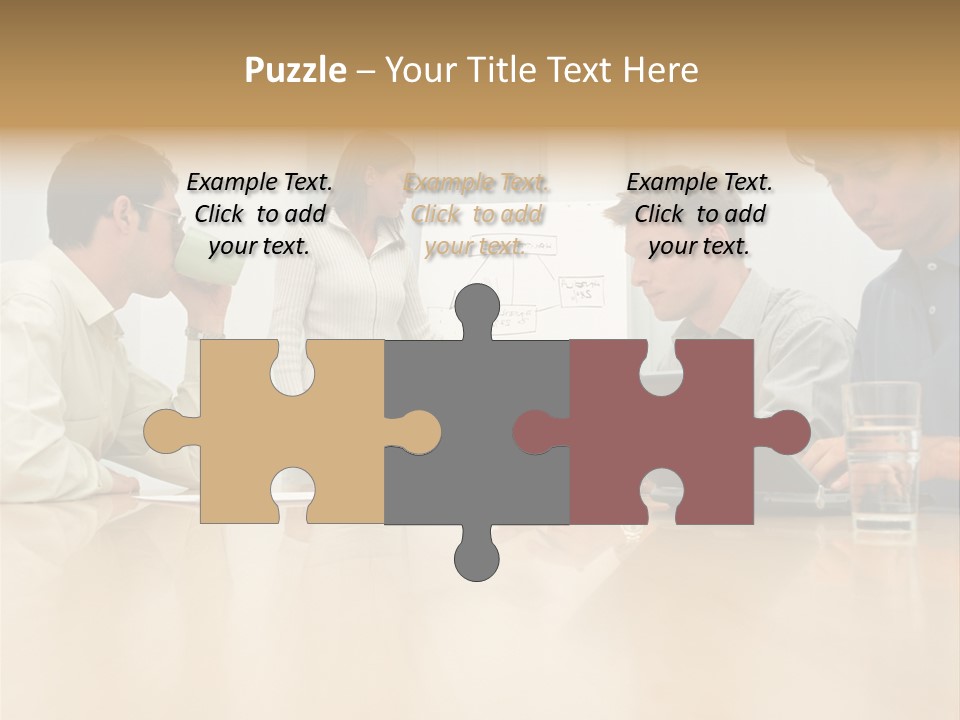 Desk Pictures Looking PowerPoint Template