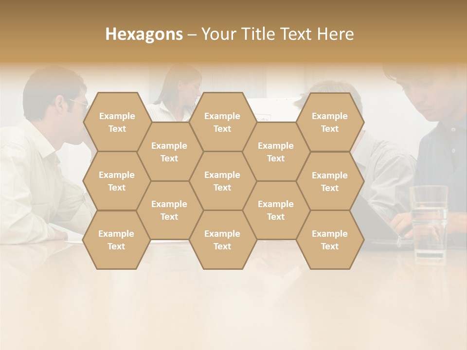 Desk Pictures Looking PowerPoint Template