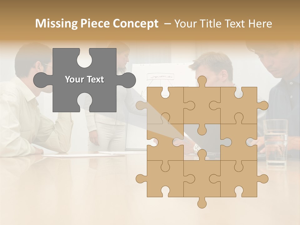 Desk Pictures Looking PowerPoint Template