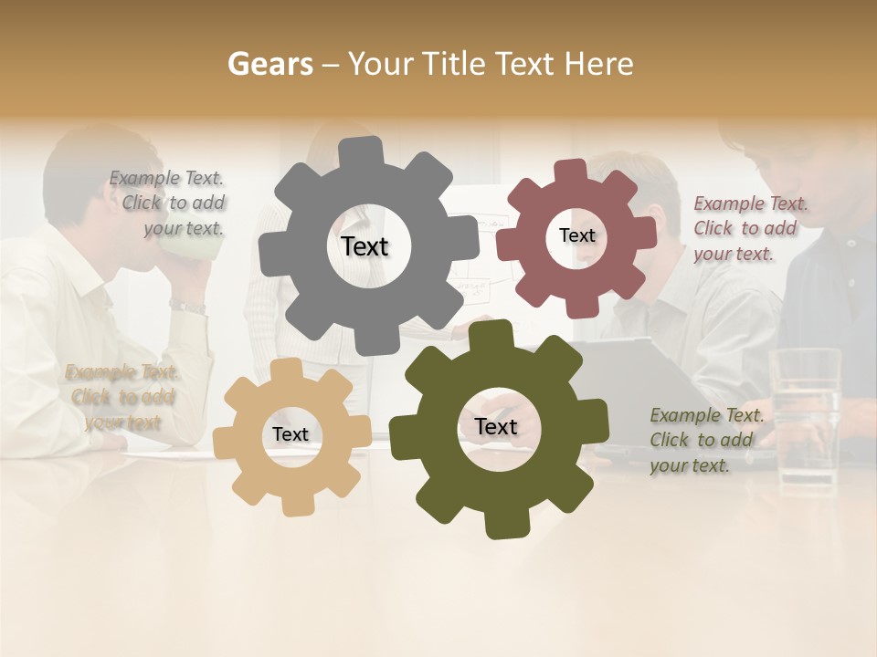 Desk Pictures Looking PowerPoint Template