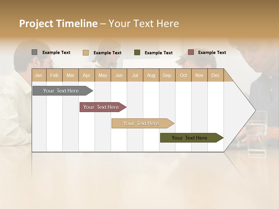 Desk Pictures Looking PowerPoint Template
