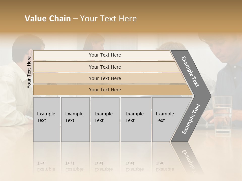 Desk Pictures Looking PowerPoint Template