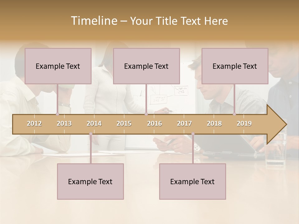 Desk Pictures Looking PowerPoint Template