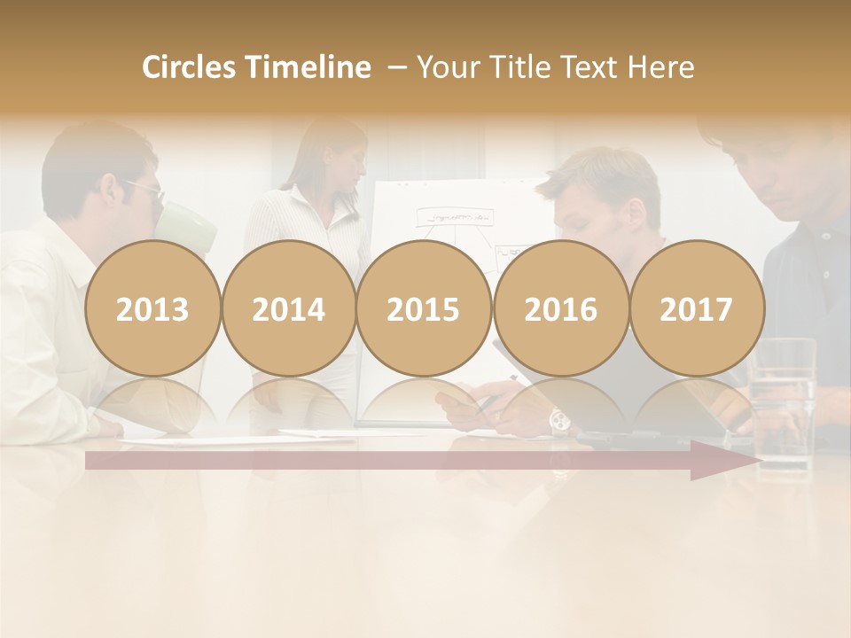 Desk Pictures Looking PowerPoint Template