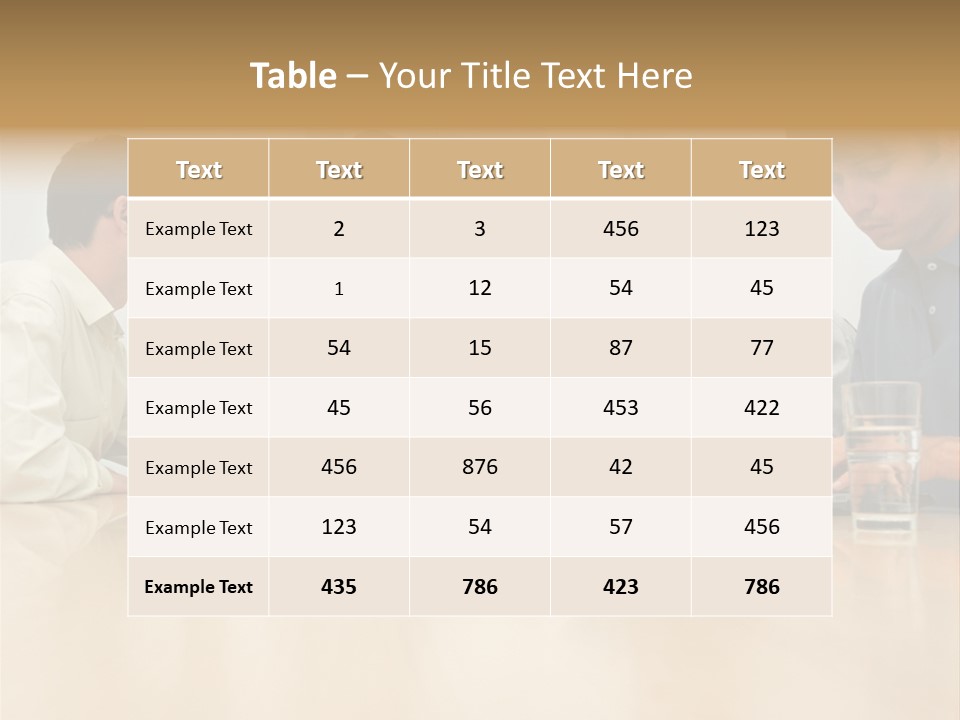 Desk Pictures Looking PowerPoint Template