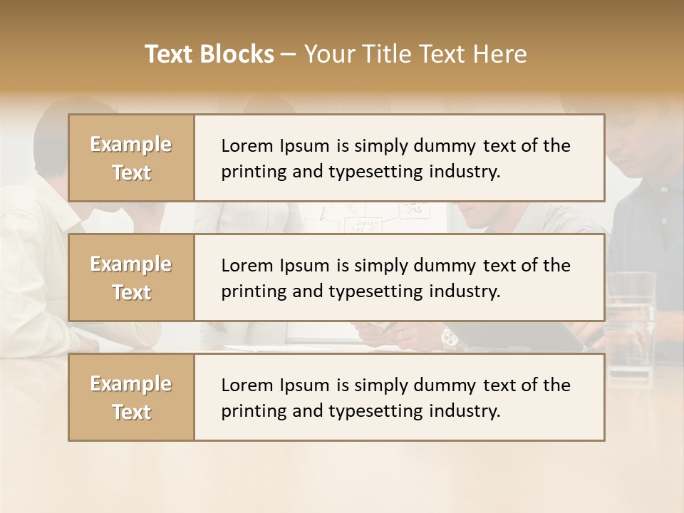 Desk Pictures Looking PowerPoint Template