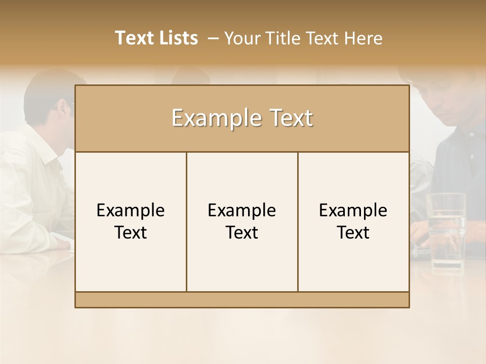 Desk Pictures Looking PowerPoint Template