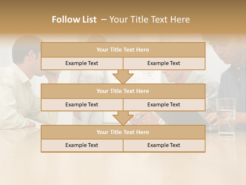 Desk Pictures Looking PowerPoint Template