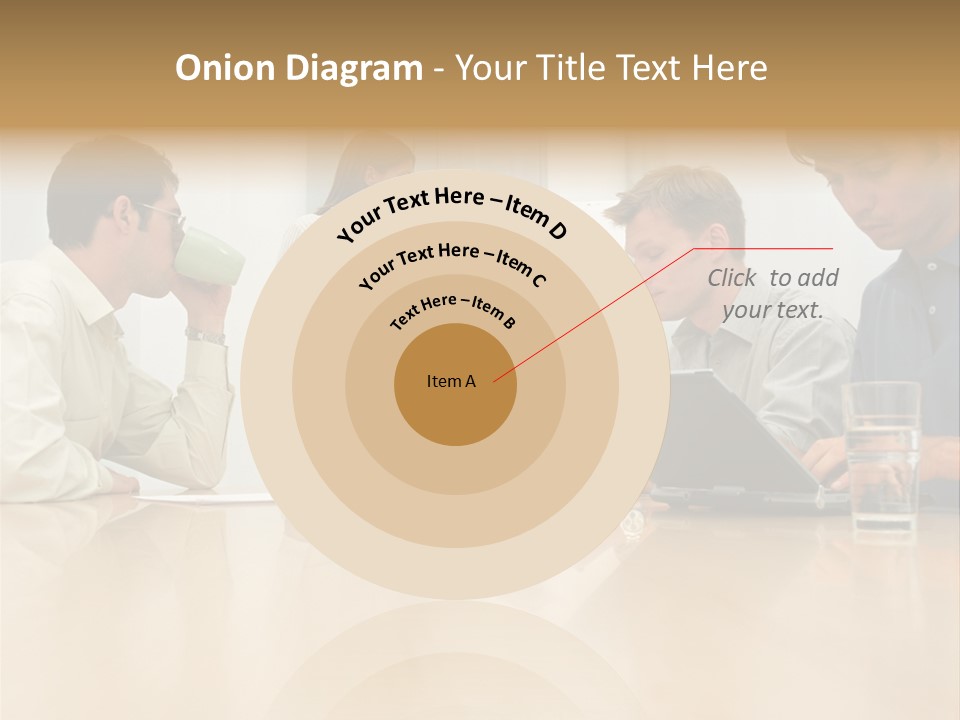Desk Pictures Looking PowerPoint Template