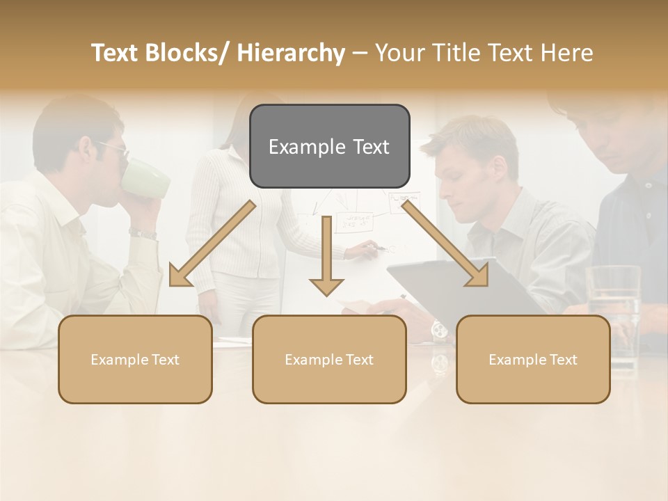 Desk Pictures Looking PowerPoint Template