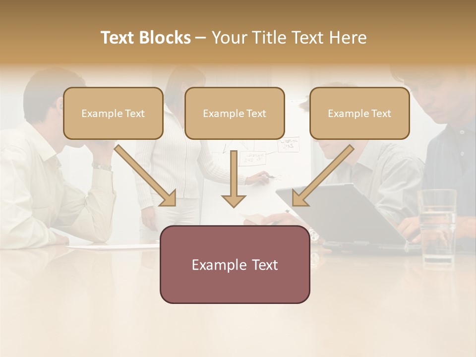 Desk Pictures Looking PowerPoint Template