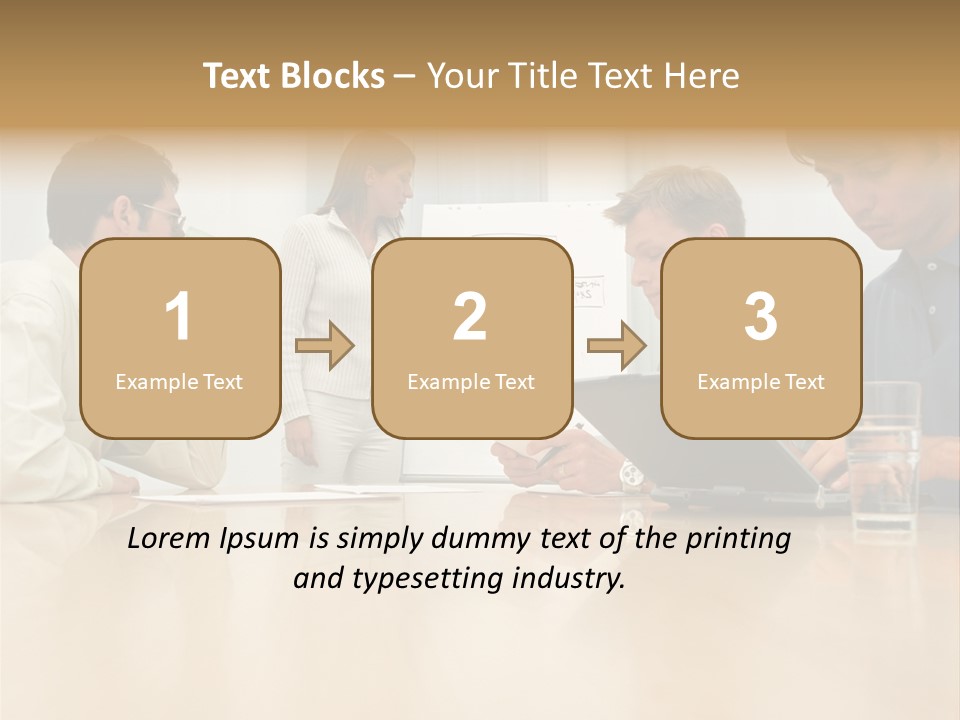 Desk Pictures Looking PowerPoint Template
