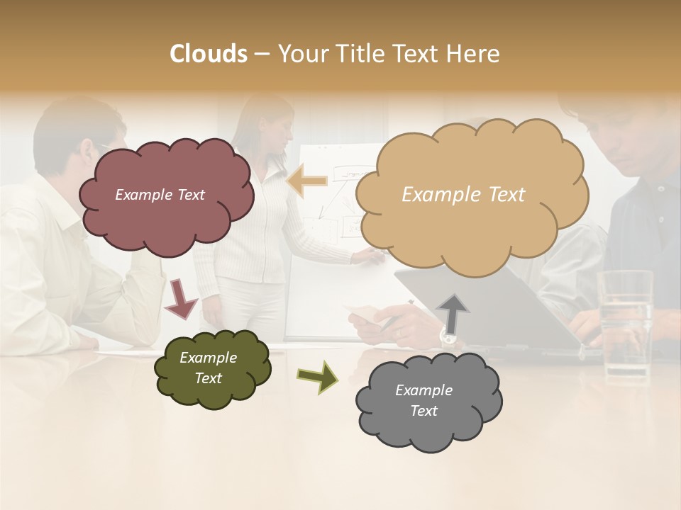 Desk Pictures Looking PowerPoint Template