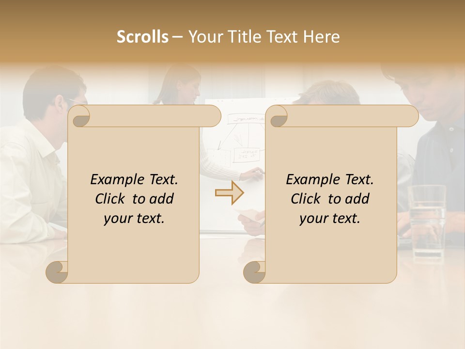 Desk Pictures Looking PowerPoint Template