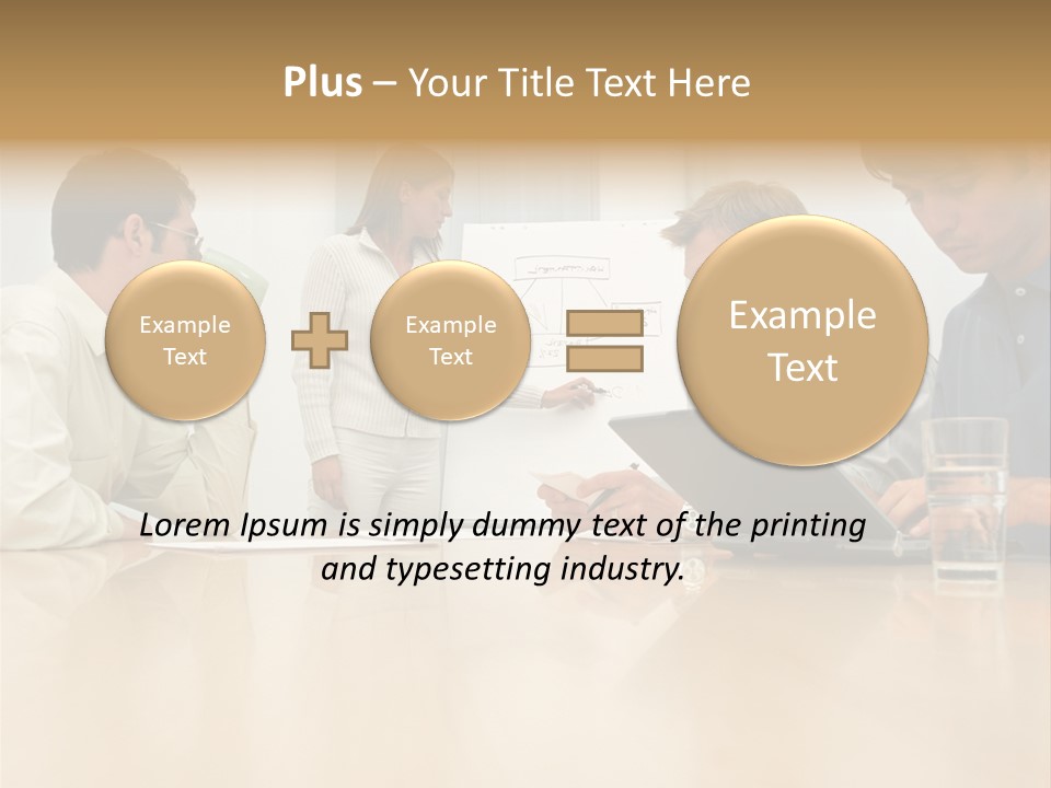 Desk Pictures Looking PowerPoint Template