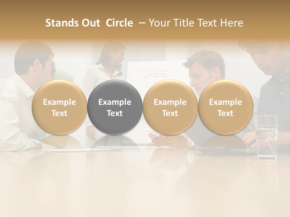 Desk Pictures Looking PowerPoint Template