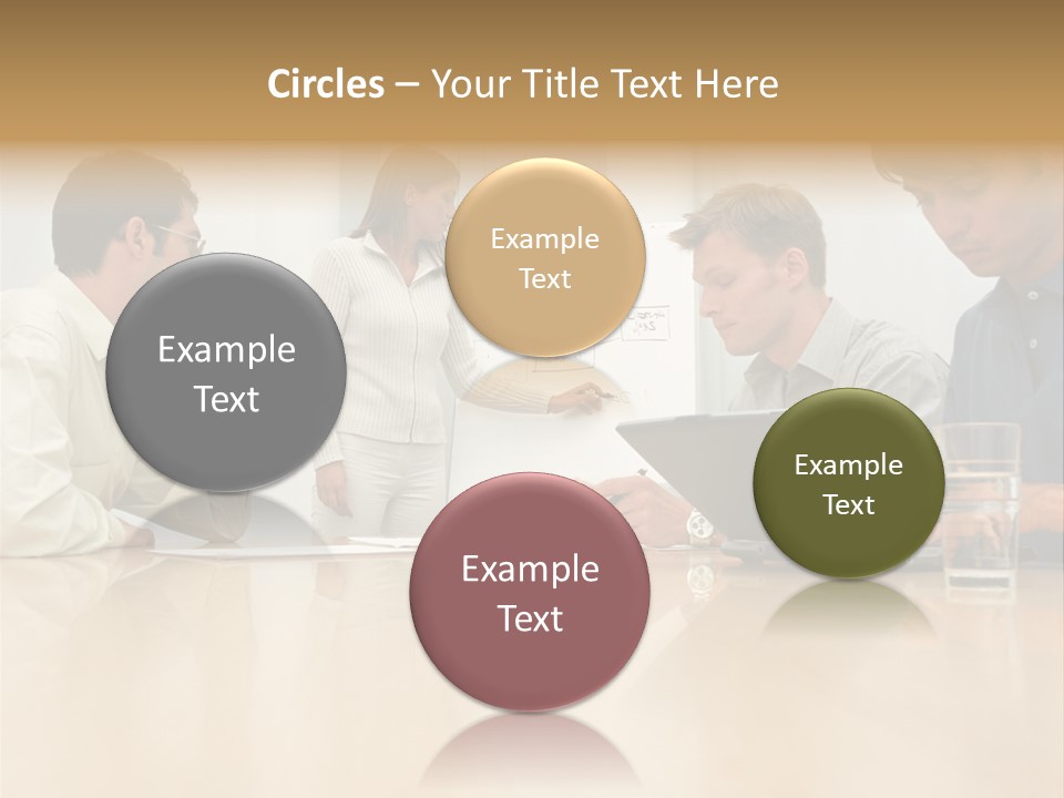 Desk Pictures Looking PowerPoint Template