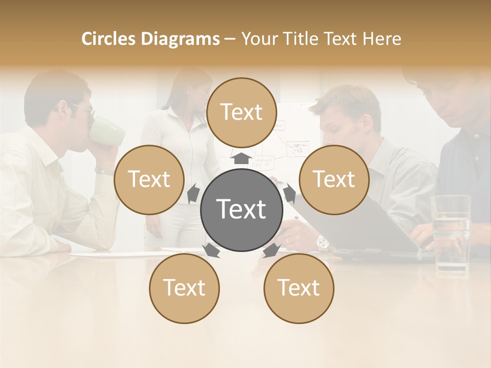 Desk Pictures Looking PowerPoint Template