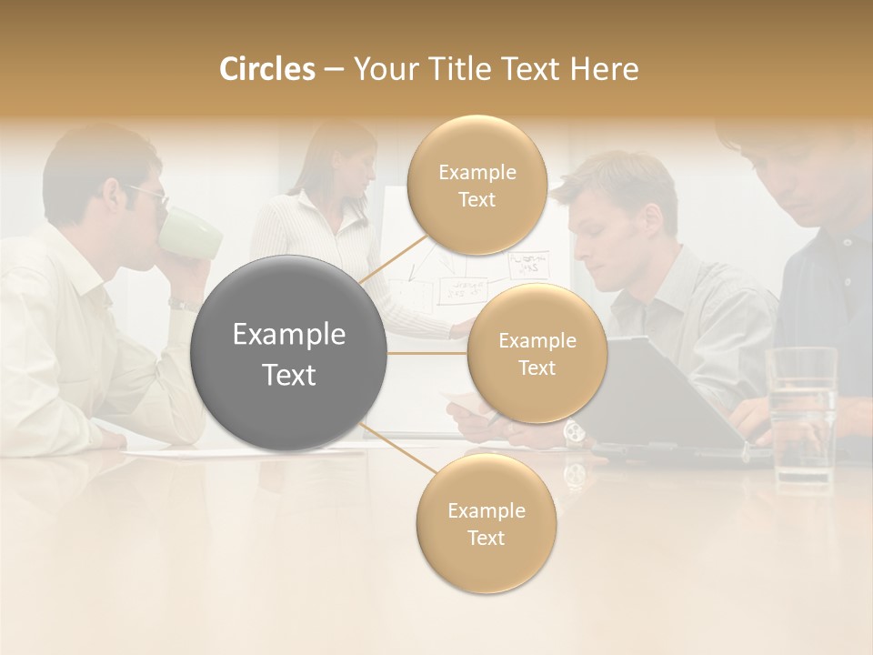 Desk Pictures Looking PowerPoint Template