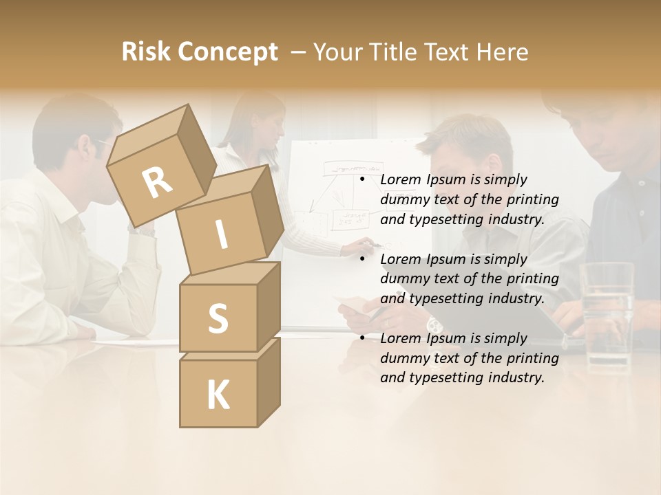 Desk Pictures Looking PowerPoint Template