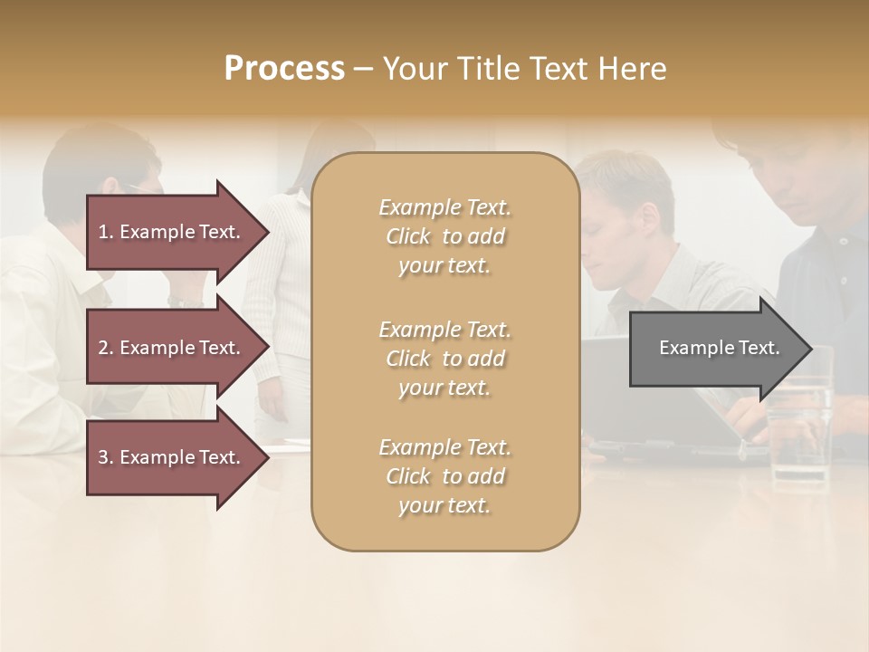 Desk Pictures Looking PowerPoint Template