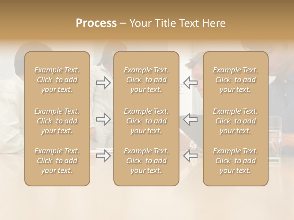 Desk Pictures Looking PowerPoint Template