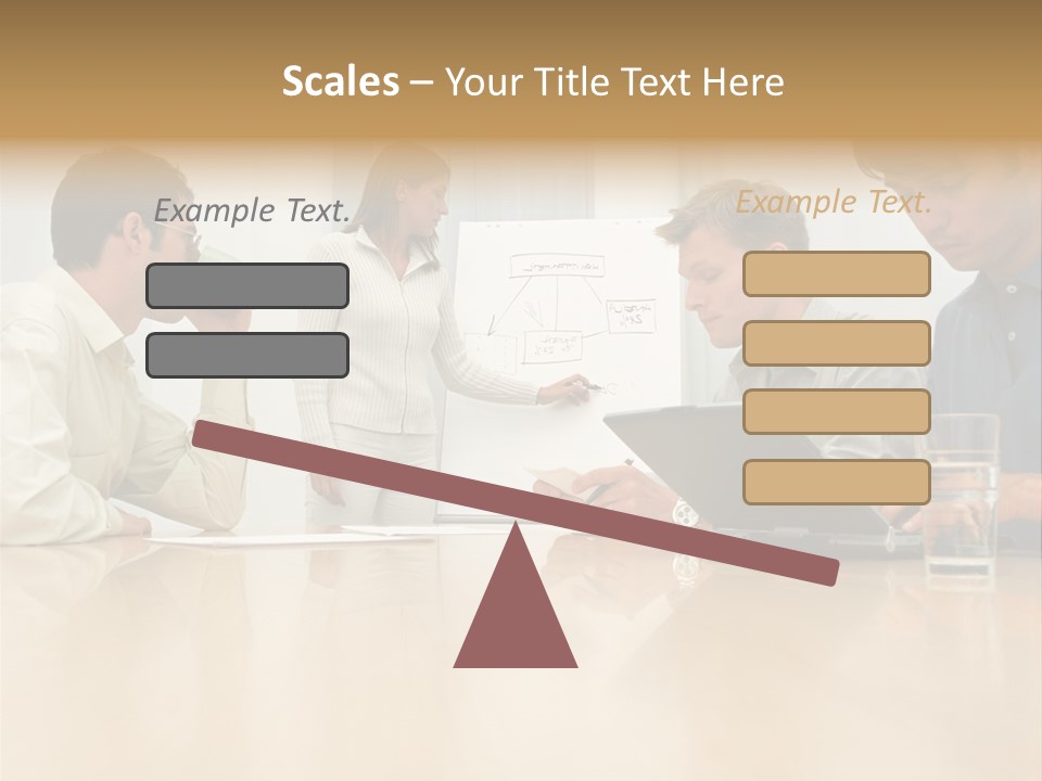 Desk Pictures Looking PowerPoint Template