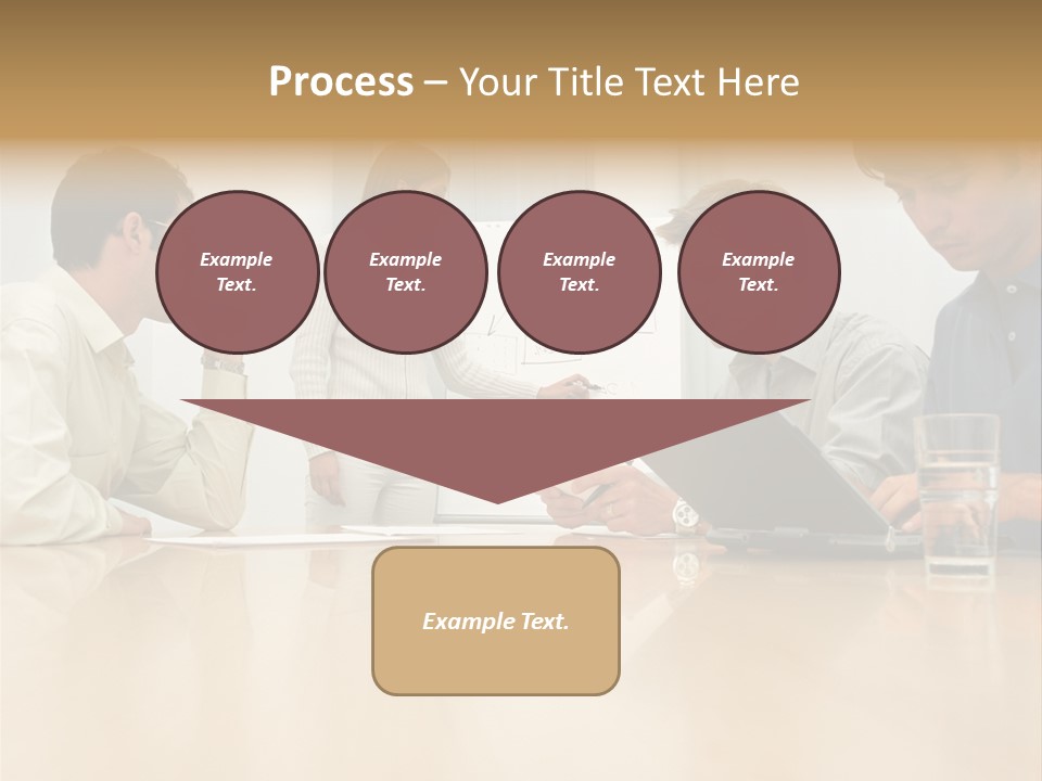 Desk Pictures Looking PowerPoint Template