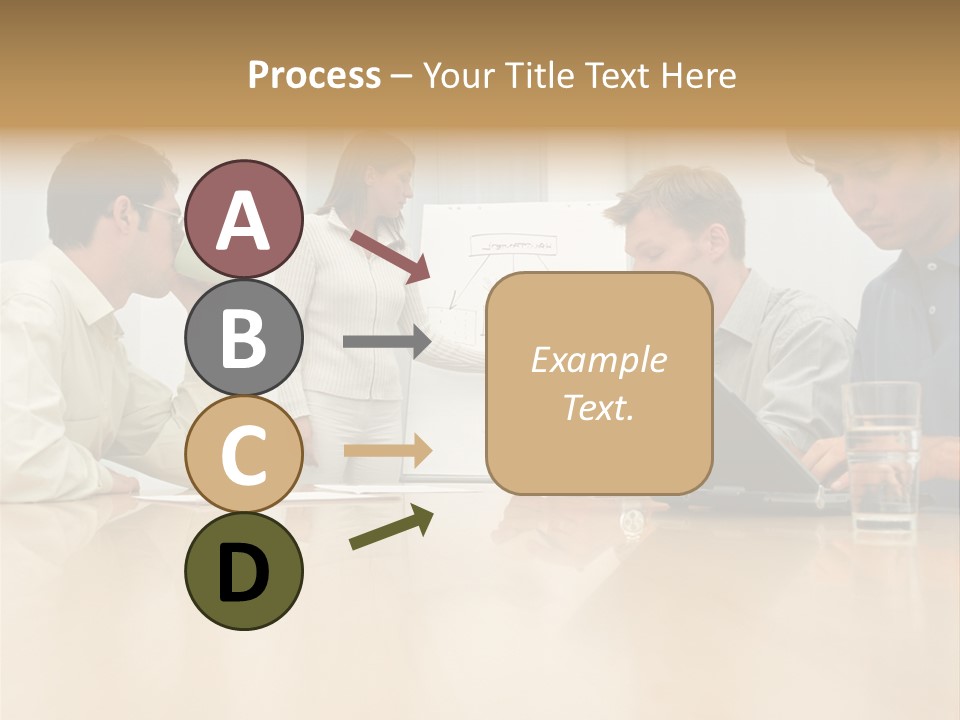 Desk Pictures Looking PowerPoint Template