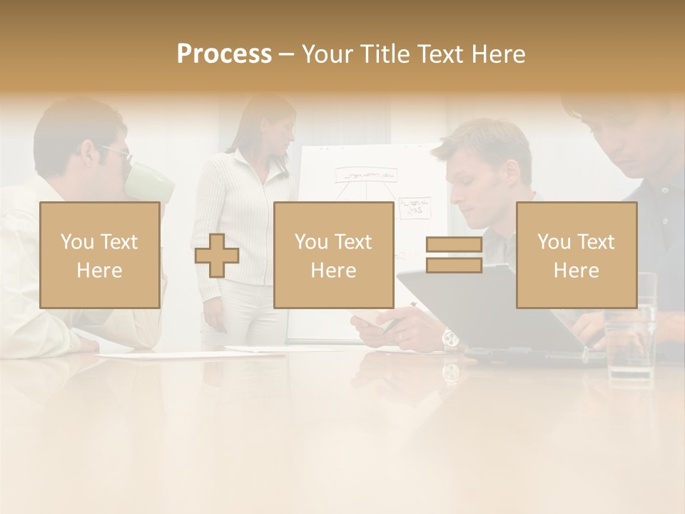 Desk Pictures Looking PowerPoint Template