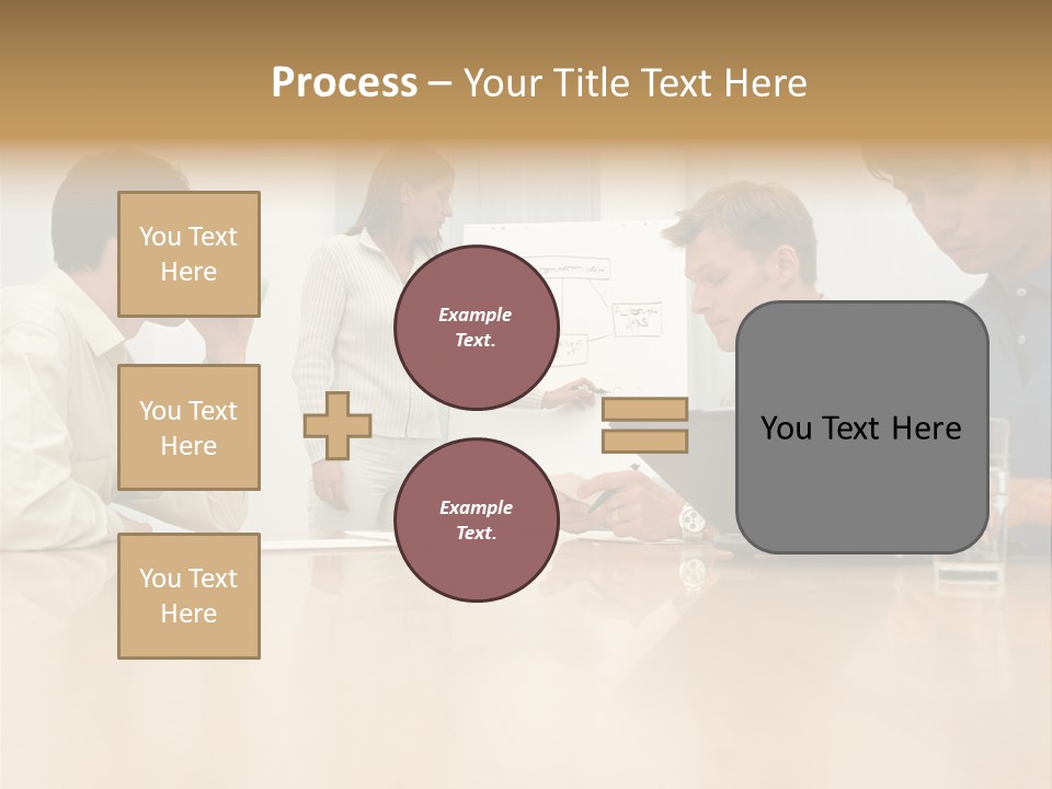 Desk Pictures Looking PowerPoint Template