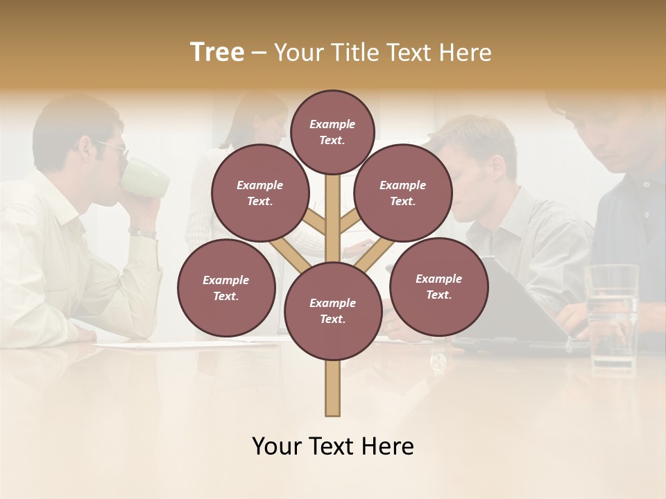 Desk Pictures Looking PowerPoint Template