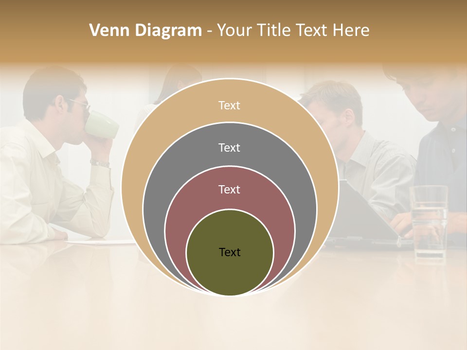 Desk Pictures Looking PowerPoint Template