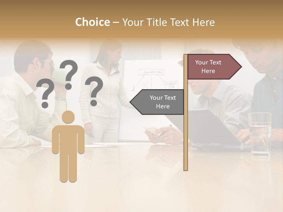 Desk Pictures Looking PowerPoint Template