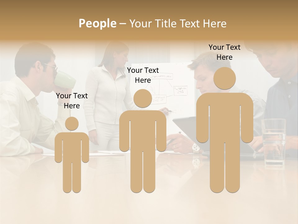 Desk Pictures Looking PowerPoint Template