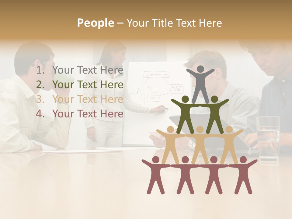 Desk Pictures Looking PowerPoint Template
