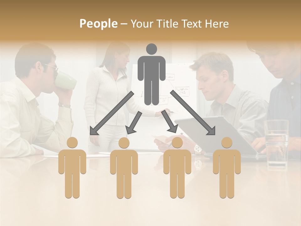 Desk Pictures Looking PowerPoint Template