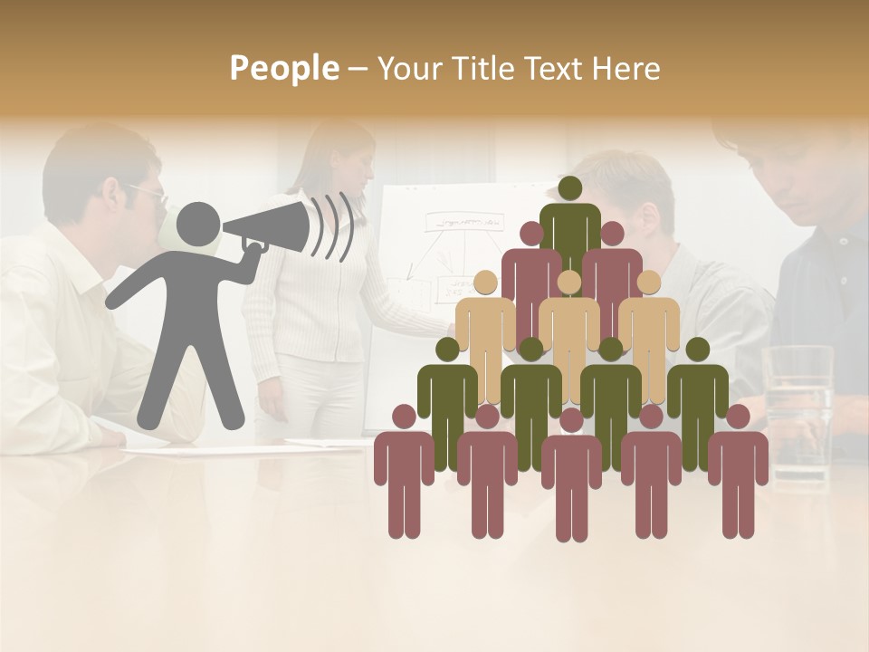 Desk Pictures Looking PowerPoint Template