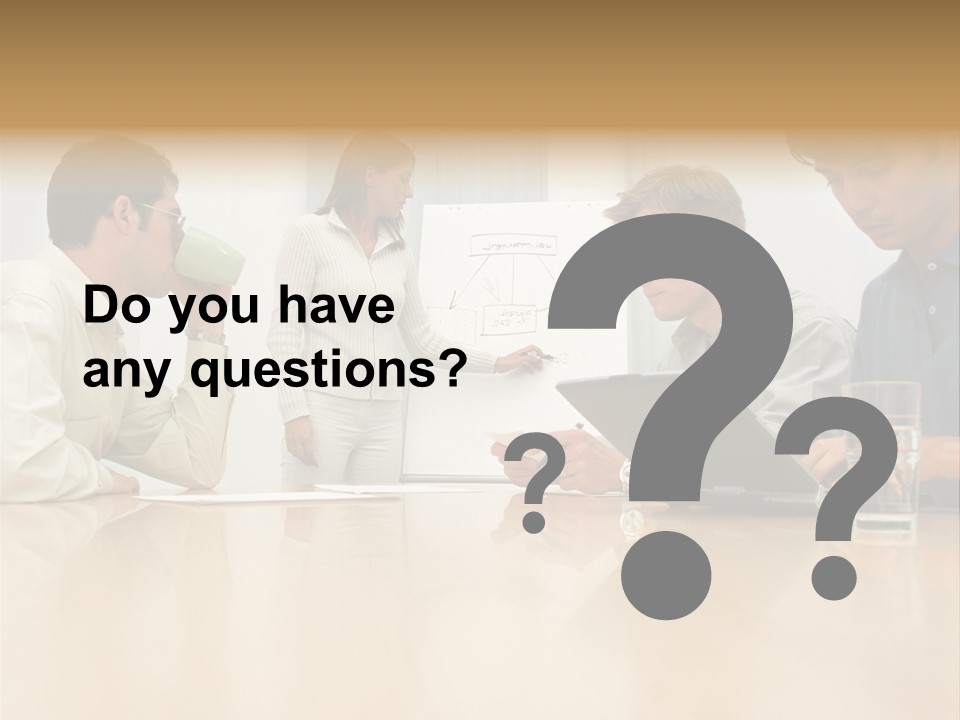 Desk Pictures Looking PowerPoint Template