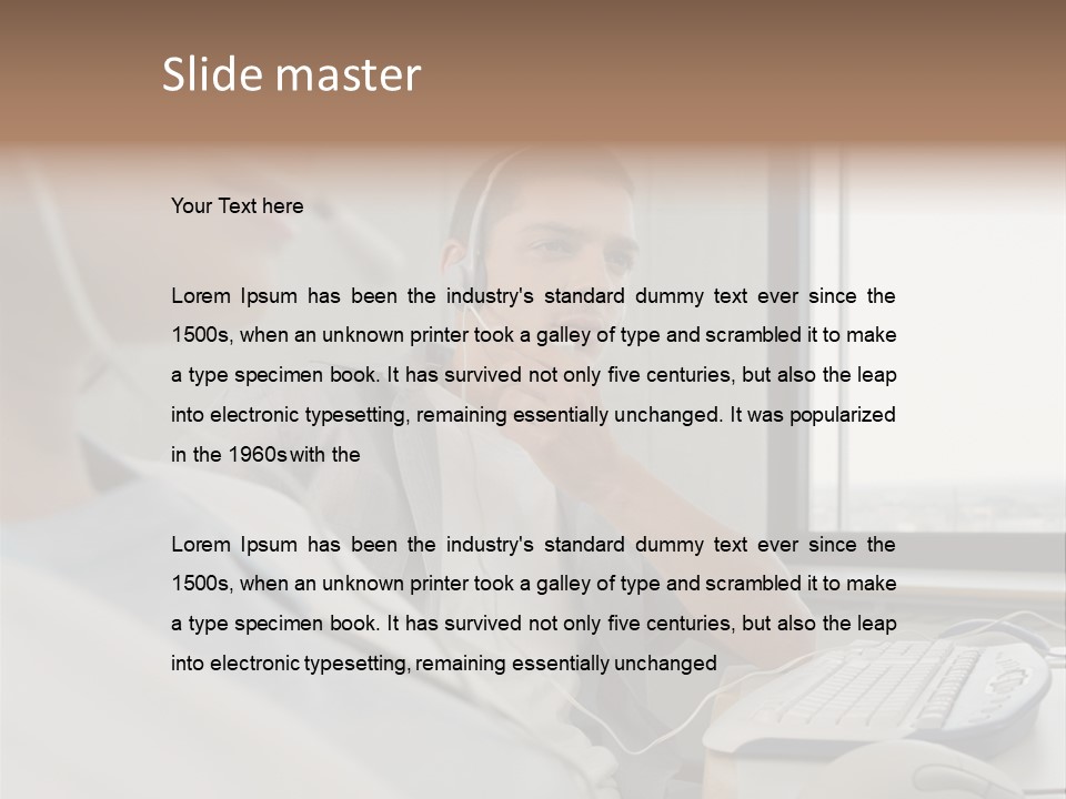 Poster Fineartprints Communication PowerPoint Template