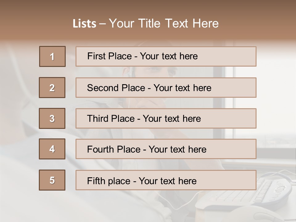 Poster Fineartprints Communication PowerPoint Template