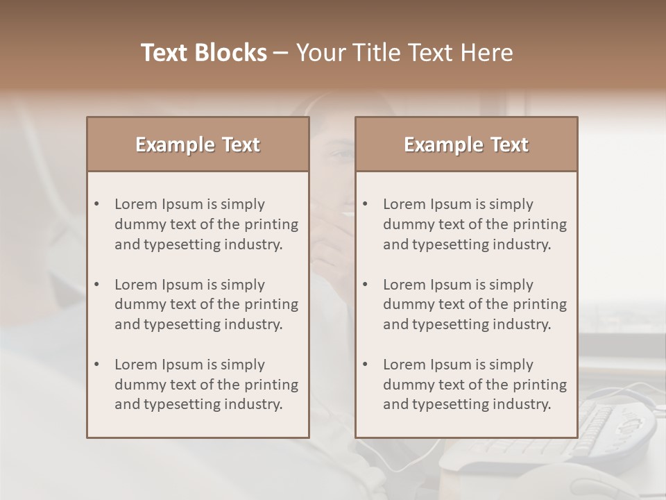 Poster Fineartprints Communication PowerPoint Template